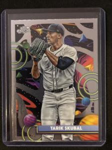 Tarik Skubal 2025 Topps Chrome Cosmic Card