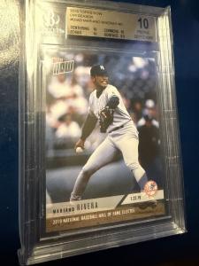 2018 Topps Now Mariano Rivera BGS 10 Card