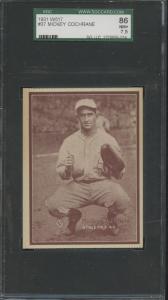 1931 Mickey Cochrane Athletics SGC 86 Card