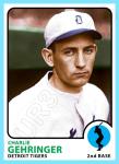 Charlie Gehringer Detroit Tigers Art Card 1973