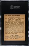 1940 Play Ball #171 Harry Heilmann SGC 4.5