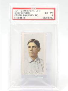 Chief Bender 1911 M116 Sporting Life Card