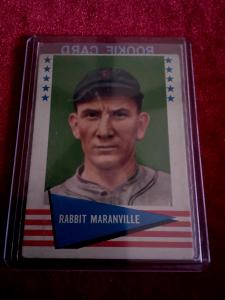1961 Fleer Baseball Greats Rabbit Maranville Card