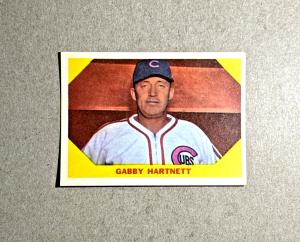 1960 Fleer Gabby Hartnett Baseball Card
