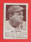 1941 Double Play Joe Cronin Red Sox Card
