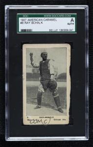 1927 Ray Schalk American Caramel E126 Sports Card