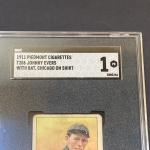 1909-11 T206 Johnny Evers Bat Card SGC 1