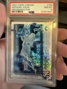 2025 Topps Chrome Anthony Volpe SSP FrozenFractor