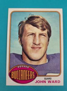 1976 Topps John Ward Tampa Bay Buccaneers Card