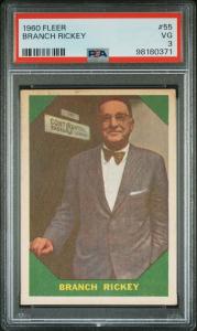 1960 Fleer Branch Rickey PSA 3 Sports Card