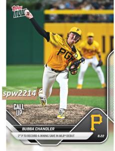 Bubba Chandler 2025 Topps Now Card #592