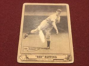 1940 Play Ball Red Ruffing Card