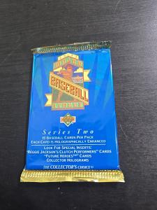 1993 Upper Deck Baseball Sealed Wax Pack Jeter Chance