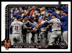 2025 Topps Series 2 New York Mets Card #553