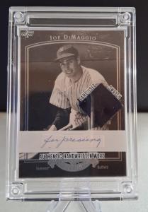 Joe DiMaggio 2022 Game Used Jersey Swatch