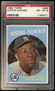 1959 Topps Elston Howard PSA 8 Card