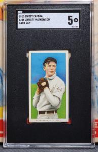 Christy Mathewson 1909 T206 Sweet Caporal Card