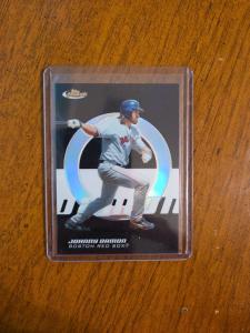 2005 Topps Finest Johnny Damon #71 Black Refractor