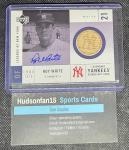 Roy White 2001 Upper Deck Autograph Bat