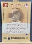 2004 Upper Deck Sweet Spot Lou Gehrig Card