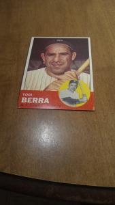 1963 Topps Yogi Berra New York Yankees Card