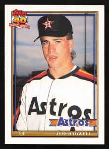 1991 Topps Traded Jeff Bagwell Rookie Card