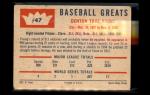 1960 Fleer Cy Young Baseball Card #47