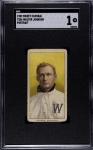 1909 T206 Walter Johnson Portrait SGC 1 Card