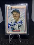 Bill Dickey Autographed 1983 Donruss Card