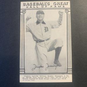 1974 Hall of Fame Hughie Jennings Baseball Card