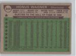 1976 Topps Honus Wagner Pirates Baseball Card