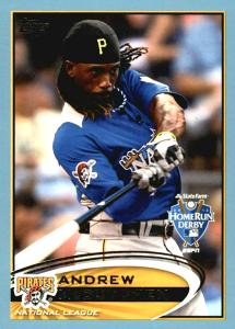 2012 Topps Update Blue Border Andrew McCutchen