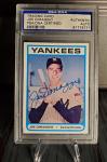 1972 Joe DiMaggio Signed Yankees Card PSA/DNA