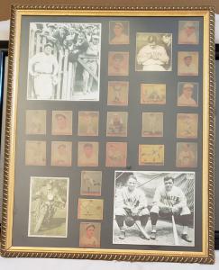 Babe Ruth Vintage Tribute Framed Print and Cards