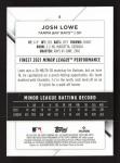 2022 Josh Lowe Tampa Bay Rays Rookie Card