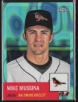 2022 Topps Chrome Mike Mussina Aqua Lava Refractor
