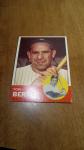 1963 Topps Yogi Berra New York Yankees Card