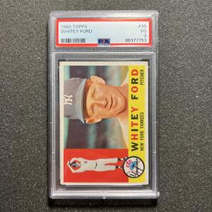 1960 Topps Whitey Ford Yankees HOF Card