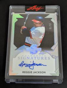 Reggie Jackson 2025 Leaf Spectacular Signatures Card