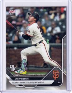 Drew Gilbert 2025 Topps Now #550 Giants RC