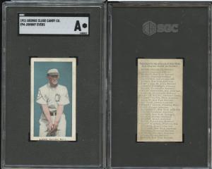 1911 E94 George Close Candy Johnny Evers Card