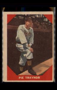 1960 Fleer Pie Traynor Baseball Card #77