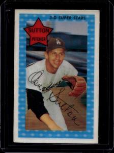 1971 Kelloggs 3D Baseball Superstars Don Sutton Card
