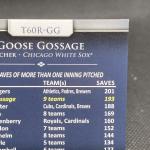 Goose Gossage 2011 Topps Game Used Card