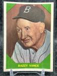 1960 Fleer Dazzy Vance Dodgers HOF Card