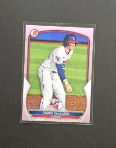 2023 Bowman Chase DeLauter Pink /175 Card