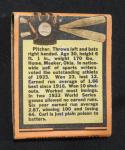 1934 Diamond Match Book Carl Hubbell New York Giants
