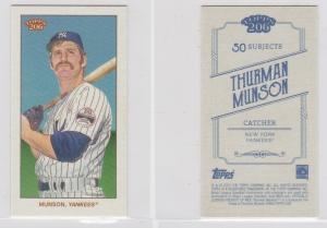 Thurman Munson New York Yankees Topps Cards