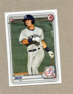 2020 Bowman Anthony Volpe #BP-139 Yankees Card