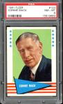 1961 Fleer Connie Mack Baseball Card PSA 8
